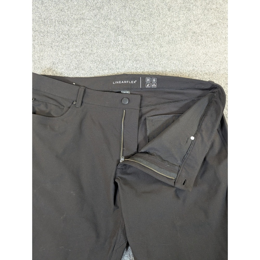 Linearflex Mens Performance Pants Black 38x30 Wat… - image 6